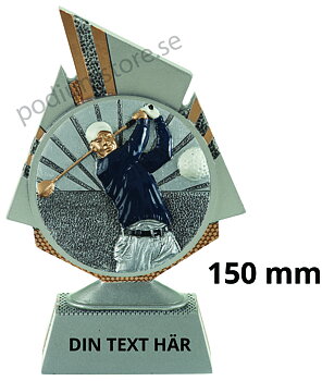 Golf statyett Blaze 1.0 - 150 mm - Inklusive skylt med text