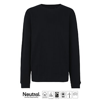 Sweatshirt Workwear - Unisex - Neutral - Fairtrade & EKO - Svart
