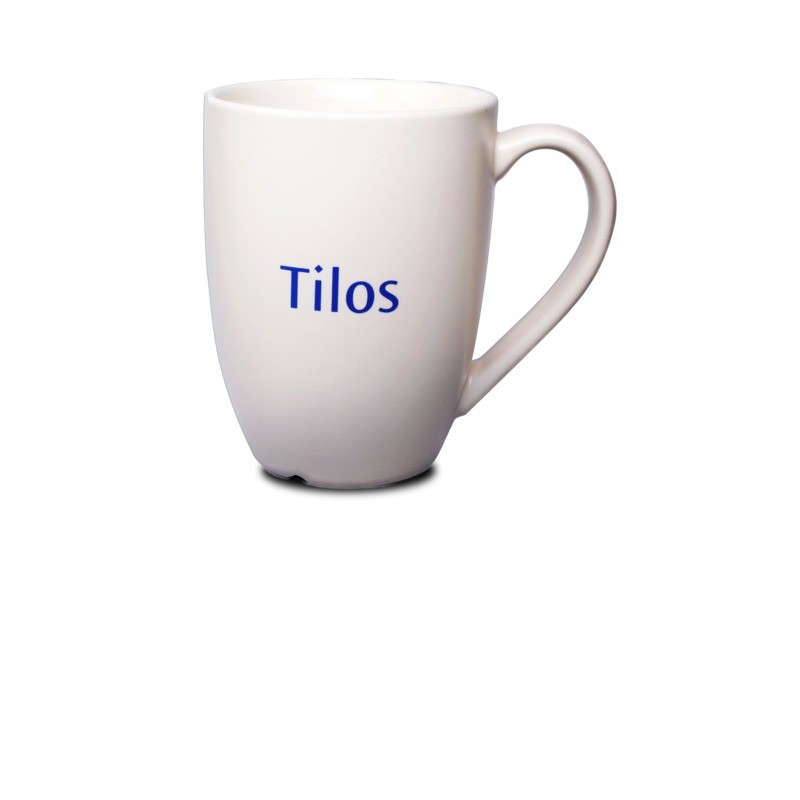 Stengodsmugg Tilos 35 cl - 4 olika muggfärger - Inklusive 1-färgstryck - Stafflade priser