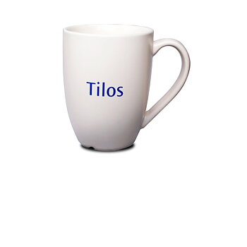 Stengodsmugg Tilos 35 cl - 4 olika muggfärger - Inklusive 1-färgstryck - Stafflade priser