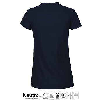 Ladies Fit T-shirt ÖSS, Navy, Neutral, Fairtrade & EKO