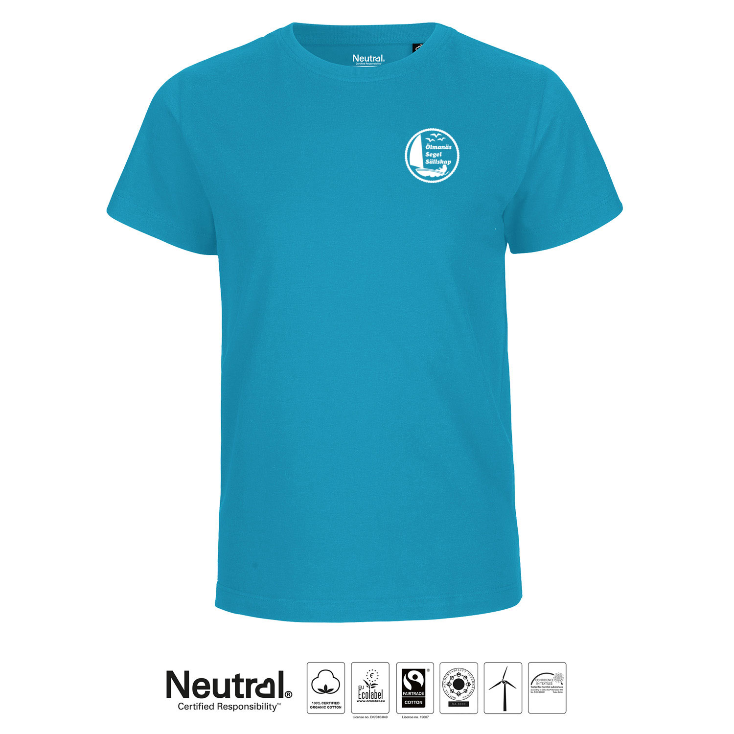 Kids T-shirt ÖSS, Sapphire, Neutral, Fairtrade & EKO