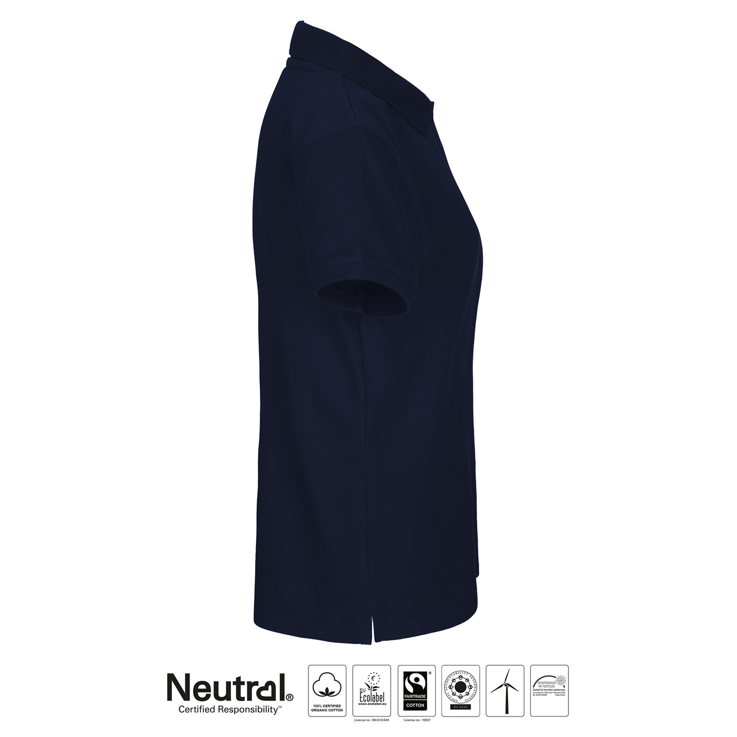 Ladies Classic Polo ÖSS, Navy, Neutral, Fairtrade & EKO - 3