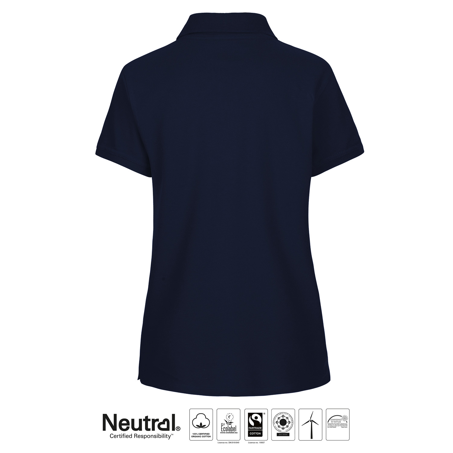 Ladies Classic Polo ÖSS, Navy, Neutral, Fairtrade & EKO - 2