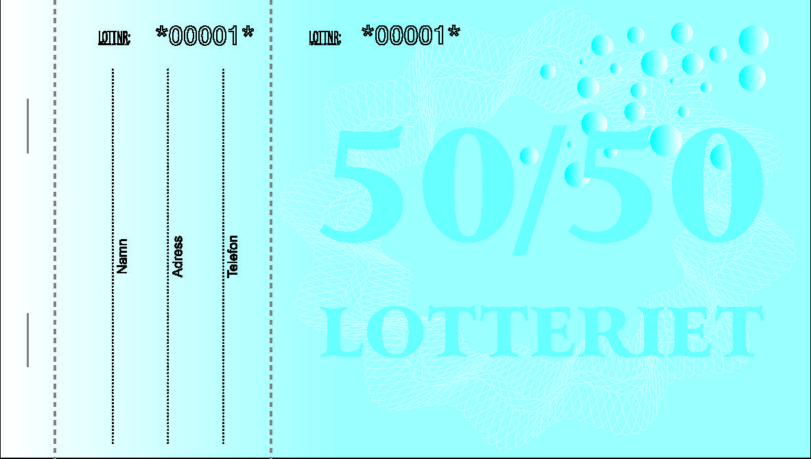 50/50-lotten - Neutrala eller med eget motiv - 2