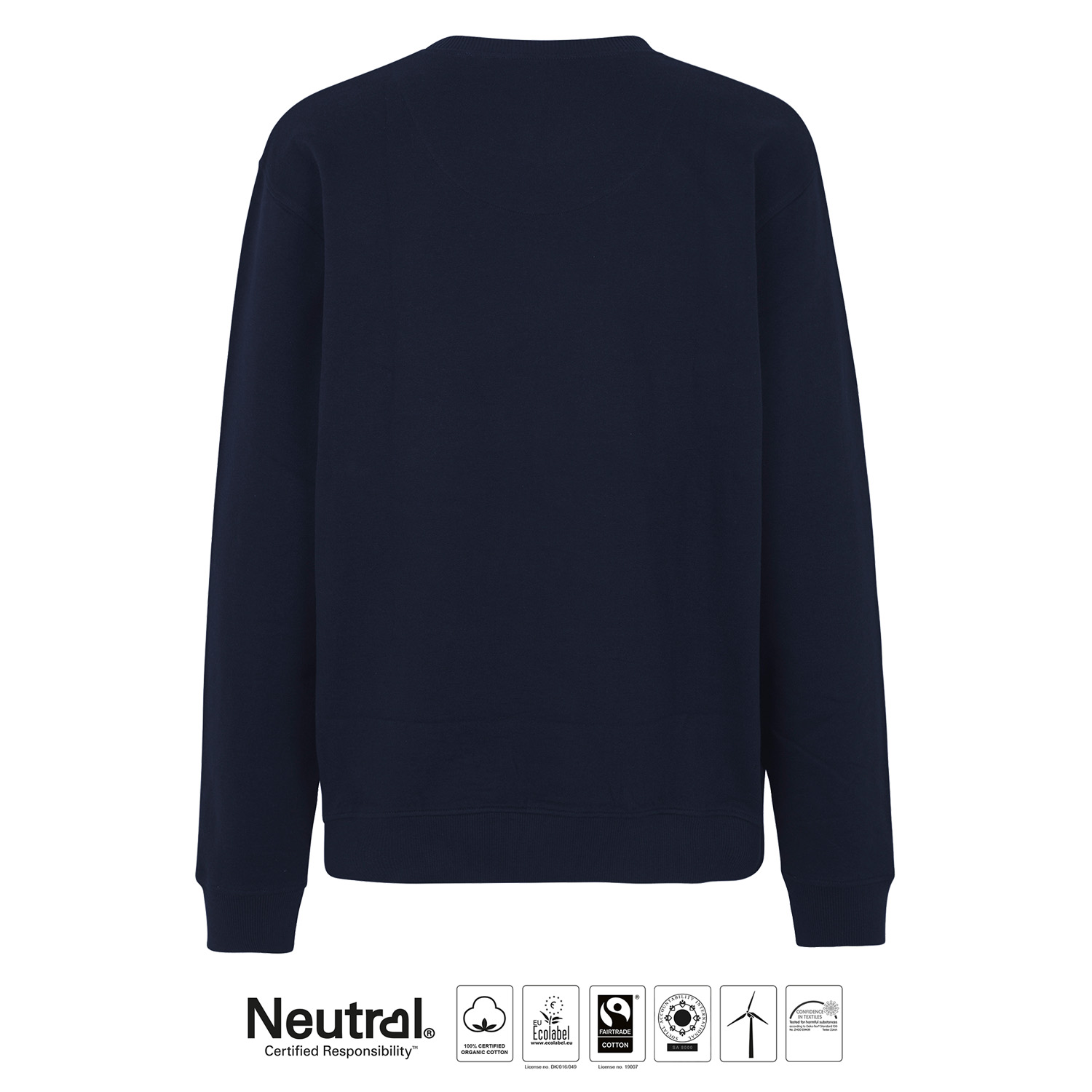 Sweatshirt Workwear - Unisex - Neutral - Fairtrade & EKO - Navy - 3
