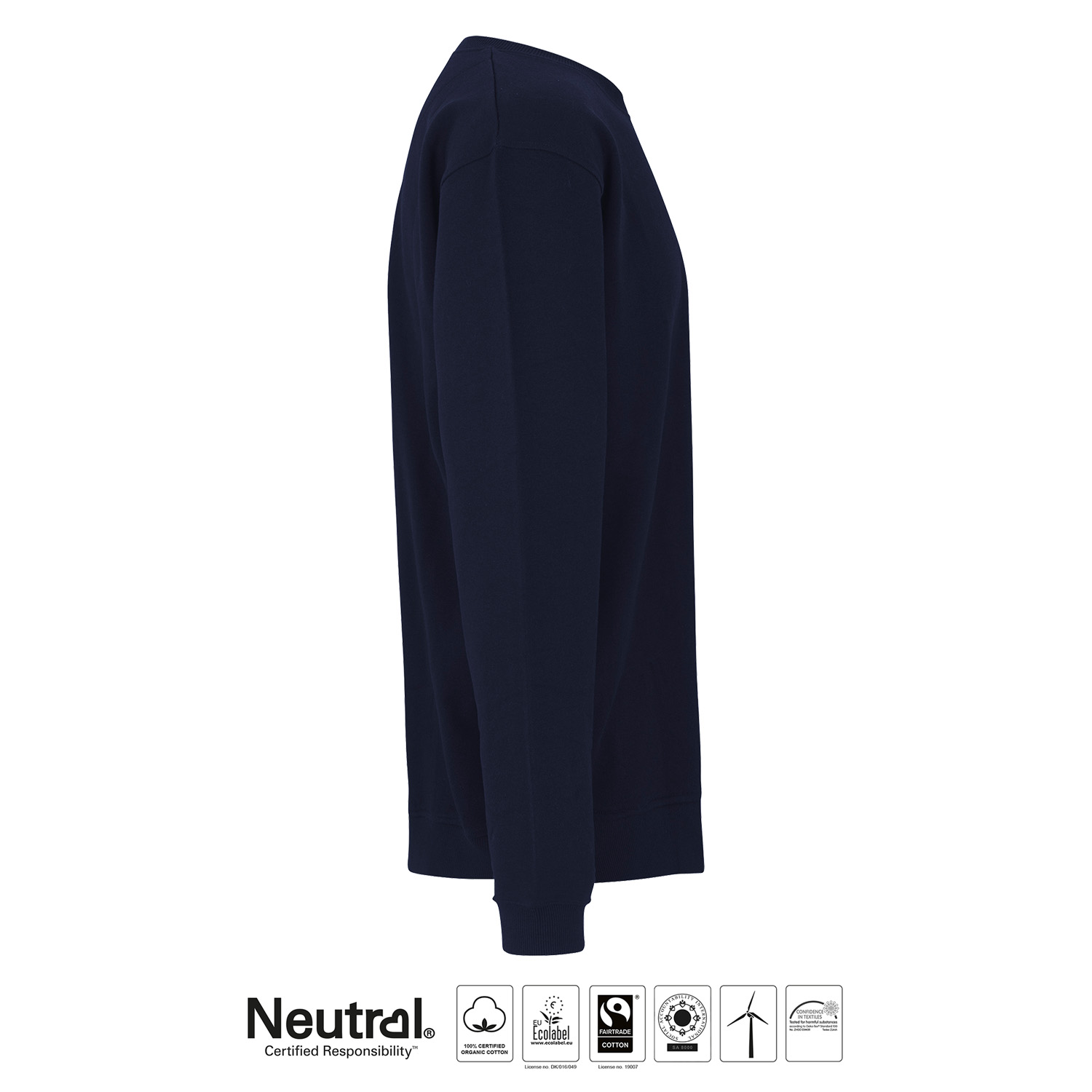 Sweatshirt Workwear - Unisex - Neutral - Fairtrade & EKO - Navy - 4