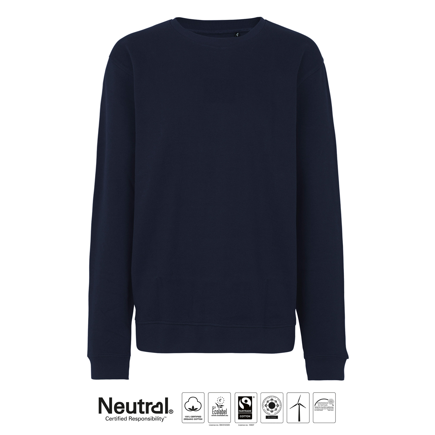 Sweatshirt Workwear - Unisex - Neutral - Fairtrade & EKO - Navy - 2