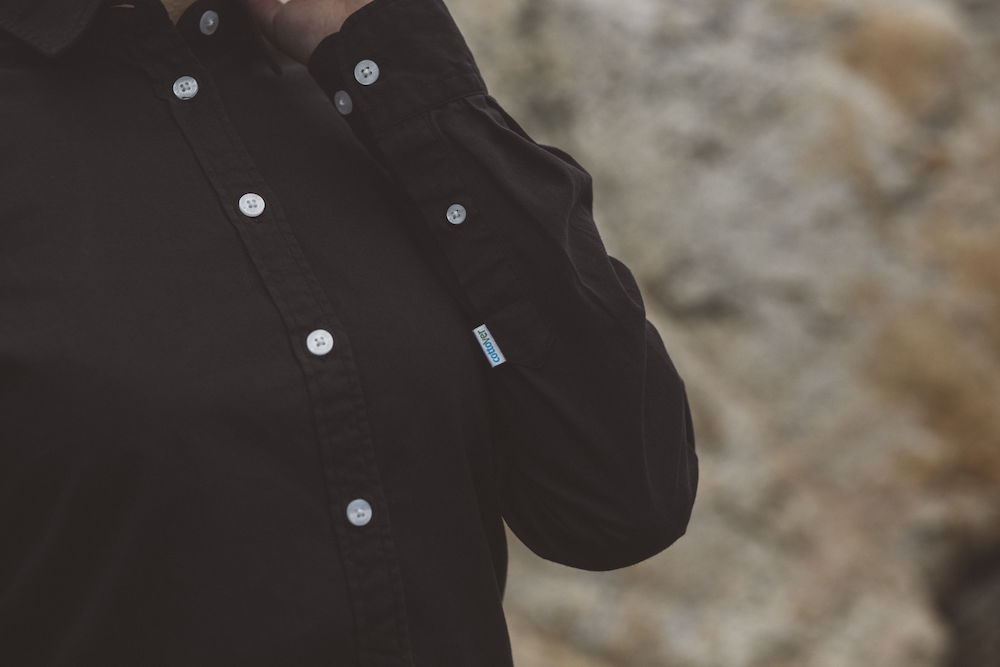 Bomullsskjorta - Dam - Cottover - Fairtrade, EKO & GOTS - Svart - 7