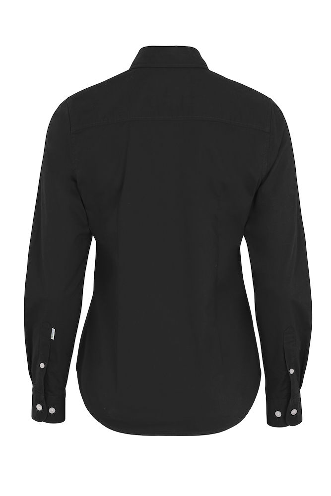 Bomullsskjorta - Dam - Cottover - Fairtrade, EKO & GOTS - Svart - 3