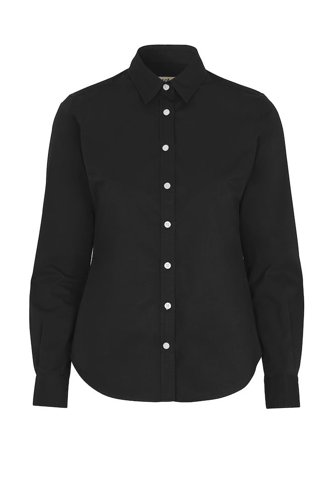 Bomullsskjorta - Dam - Cottover - Fairtrade, EKO & GOTS - Svart - 4