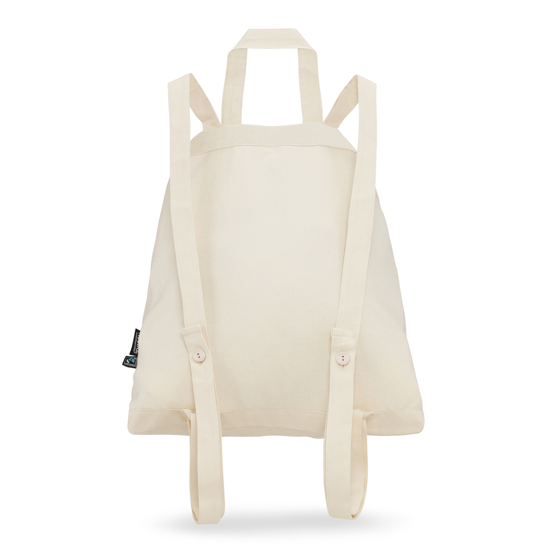 Twill Light Backpack, Neutral,  GOTS,  Fairtrade, EKO  -  6 olika färger - 5