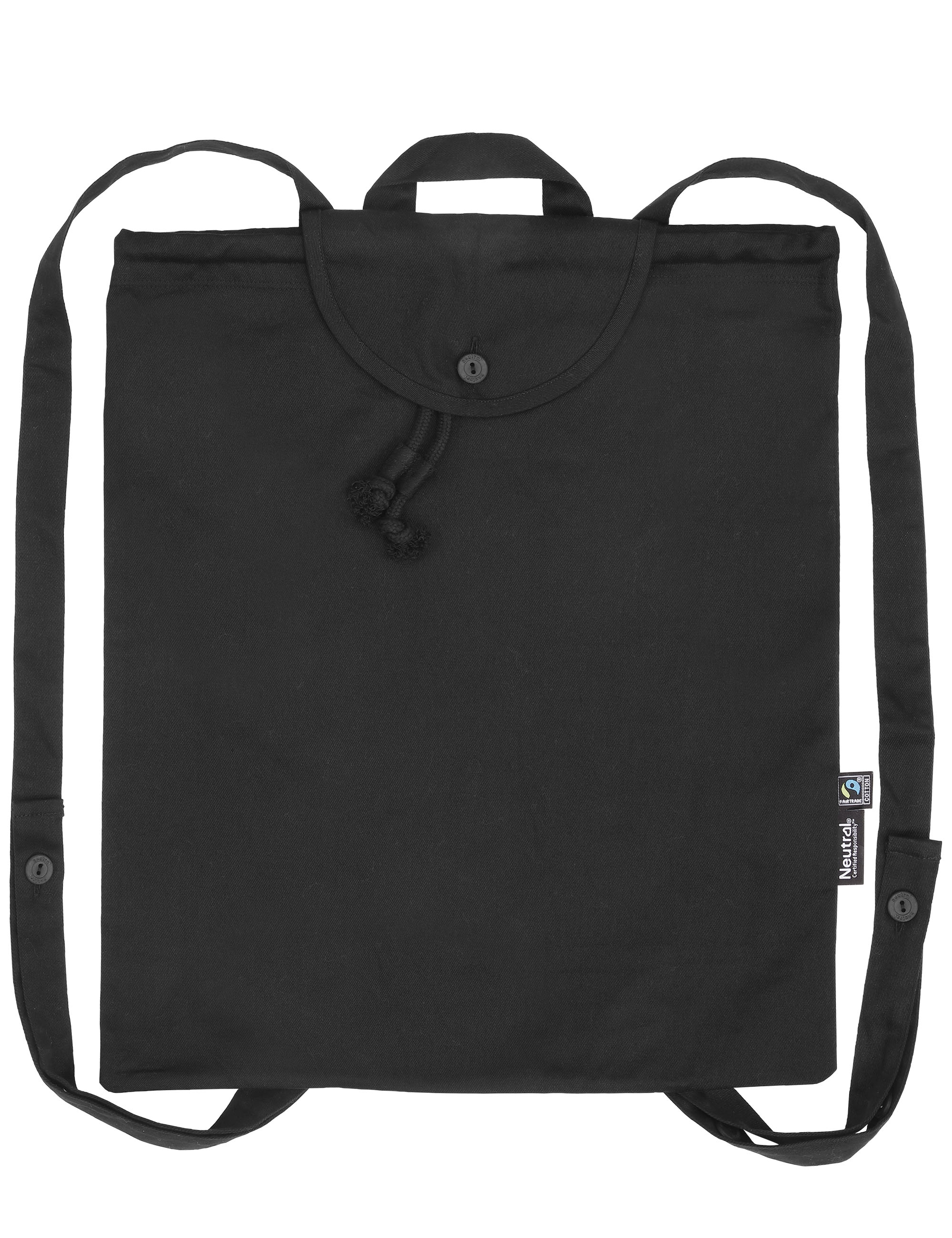 Twill Light Backpack, Neutral,  GOTS,  Fairtrade, EKO  -  6 olika färger - 7