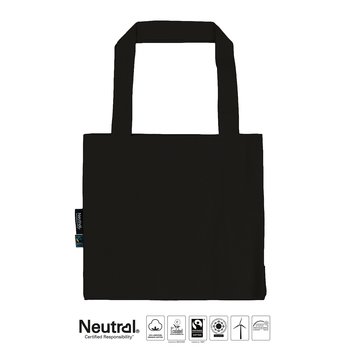 Tygkasse Panama - Small - Neutral - Fairtrade & EKO GOTS - Svart