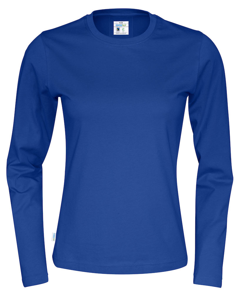 Cottover Långärmad T-shirt - Dam - Fairtrade & Ekologisk GOTS - 14 olika färger - 10