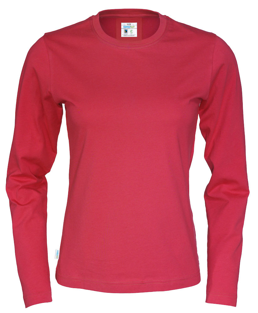 Cottover Långärmad T-shirt - Dam - Fairtrade & Ekologisk GOTS - 14 olika färger - 7