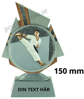 Karate statyett Blaze 1.0 - 150 mm - Inklusive skylt med text