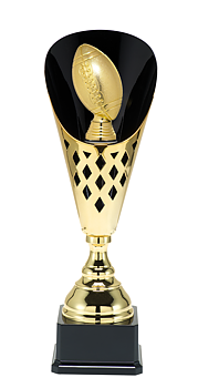 Guldpokal Amerikansk Fotboll Trophies  - 400/455/505 mm - Inklusive skylt med text