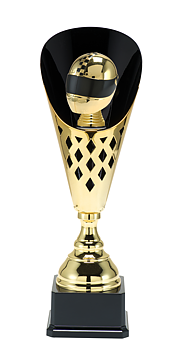Guldpokal Motorsport Trophies  - 400/455/505 mm - Inklusive skylt med text
