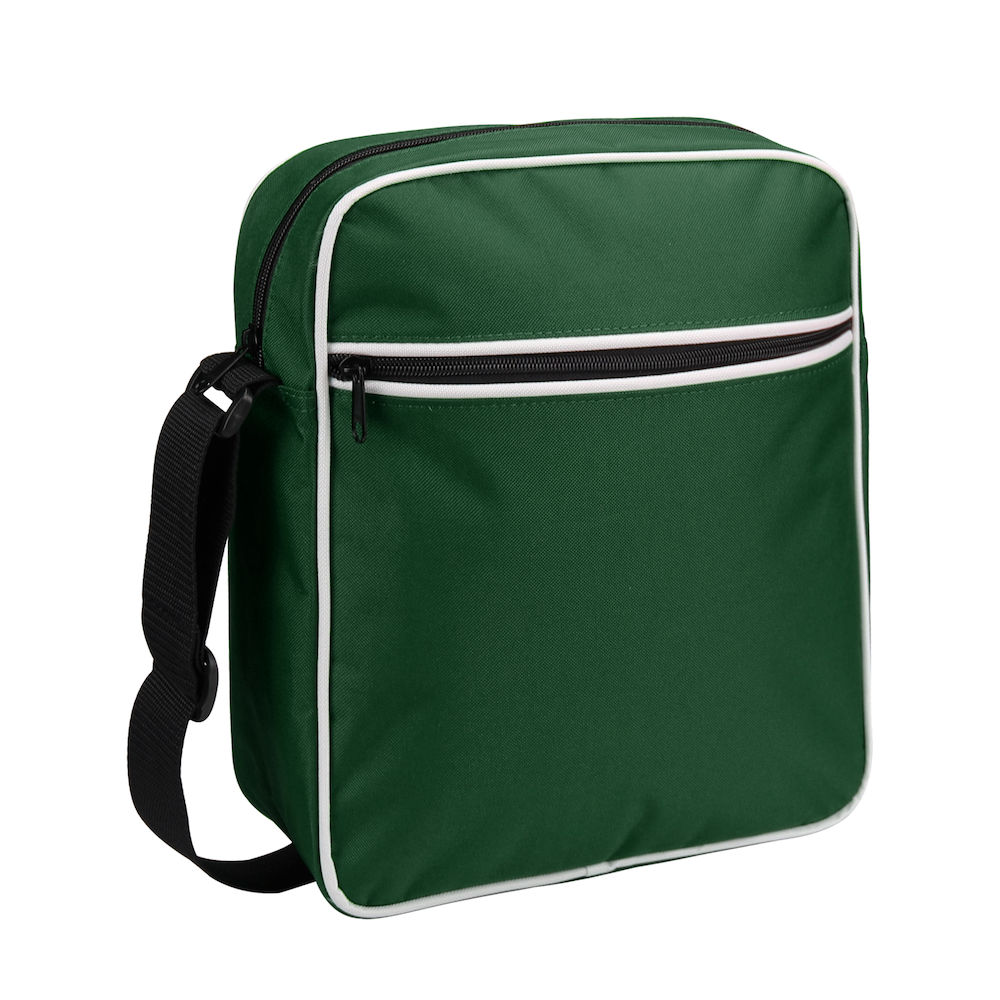 Spirit Messenger Bag, Bottle Green, Derby of Sweden, 100 % Recyclable (RPET)