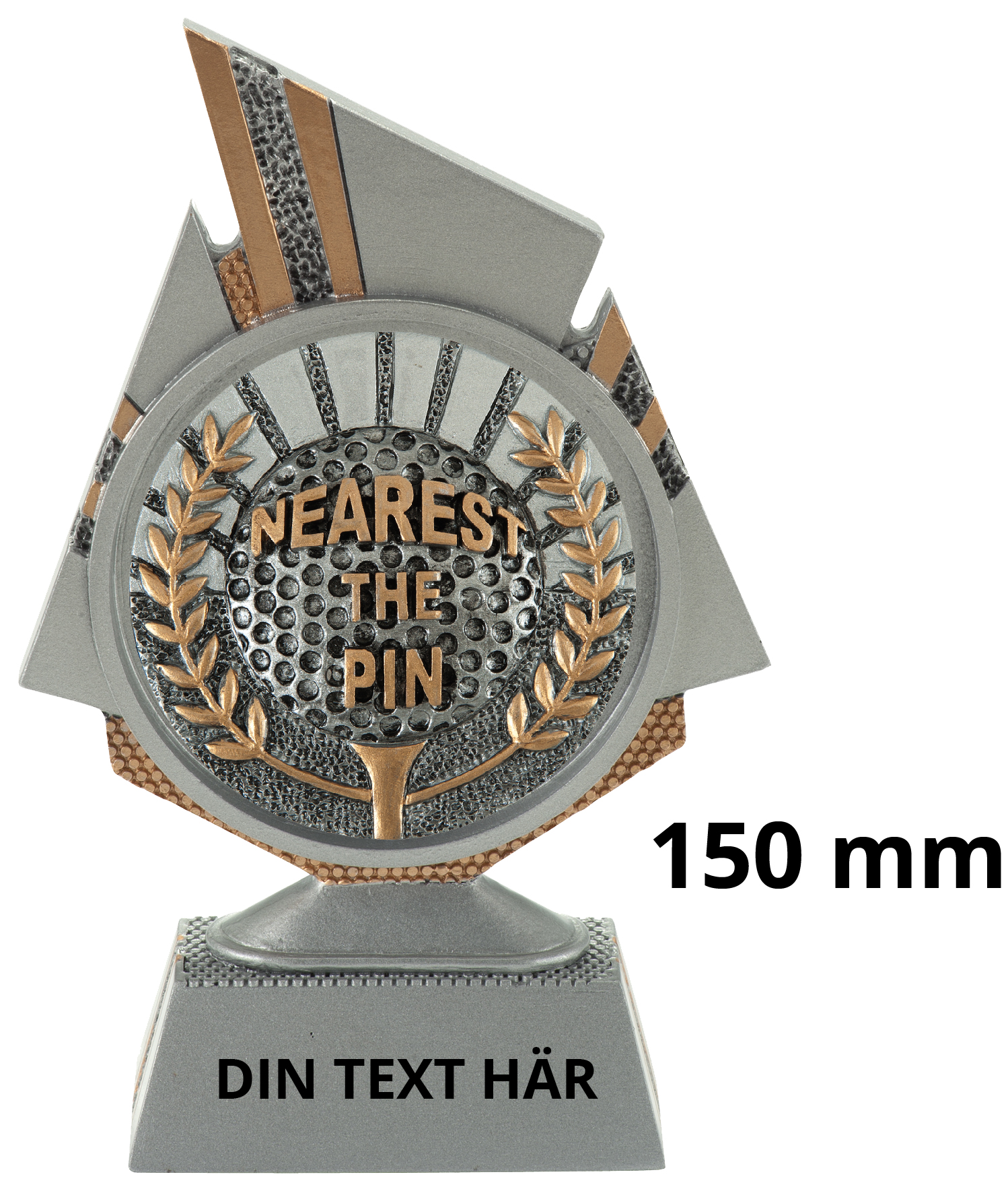 Nearest The Pin statyett Blaze 1.0 - 150 mm - Inklusive skylt med text
