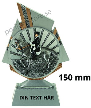 Dressyr statyett Blaze 1.0 - 150 mm - Inklusive skylt med text