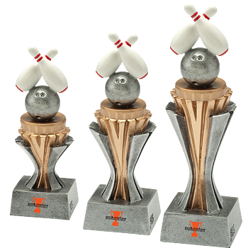 Statyett Bowling Flexx Line - 3 olika storlekar - Inklusive skylt med text