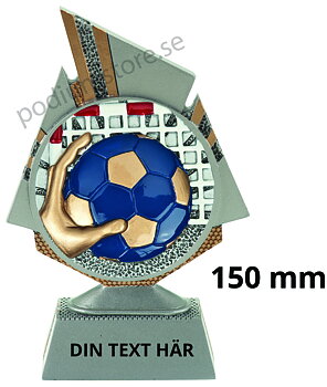 Handboll statyett Blaze 1.0 - 150 mm - Inklusive skylt med text
