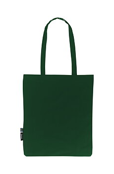 Bomullskasse Shopping med långt handtag, Neutral, Fairtrade & Ekologisk - 15 olika färger