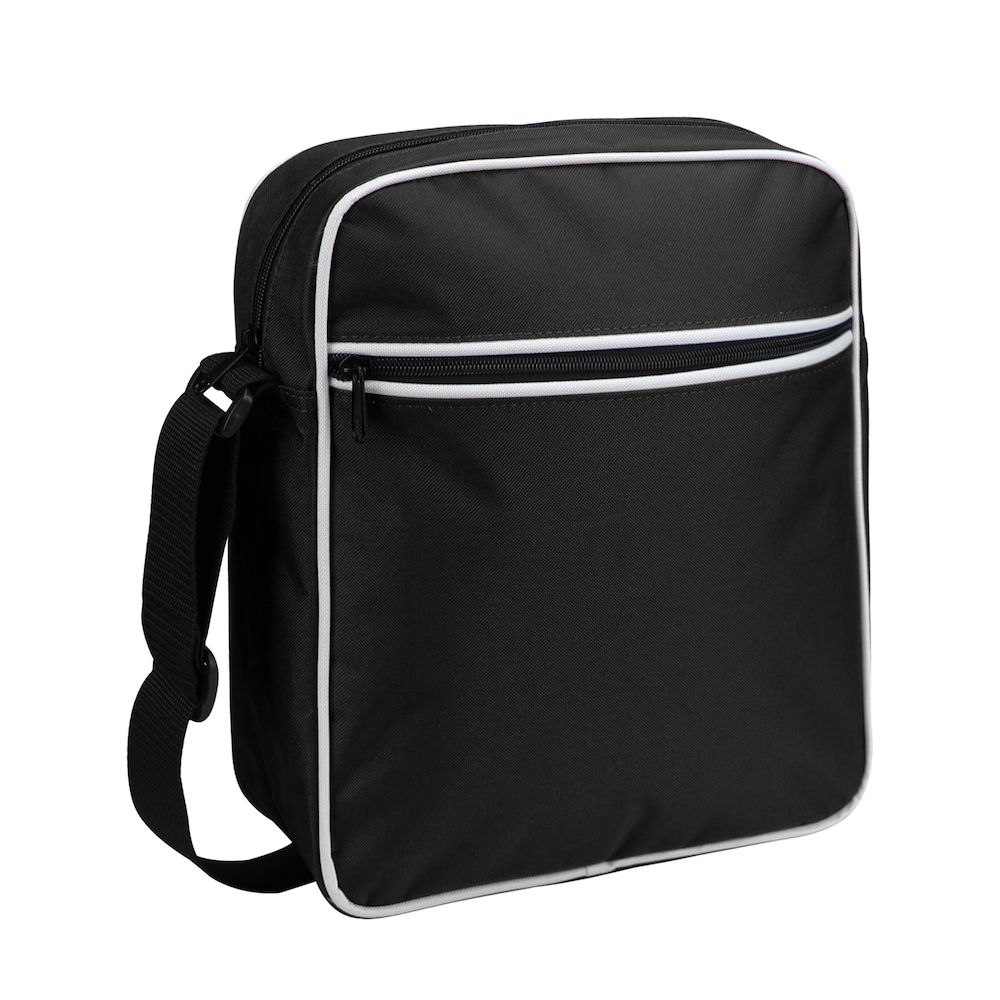 Spirit Messenger Bag - Derby of Sweden - 100 % Recyclable (RPET) - Svart