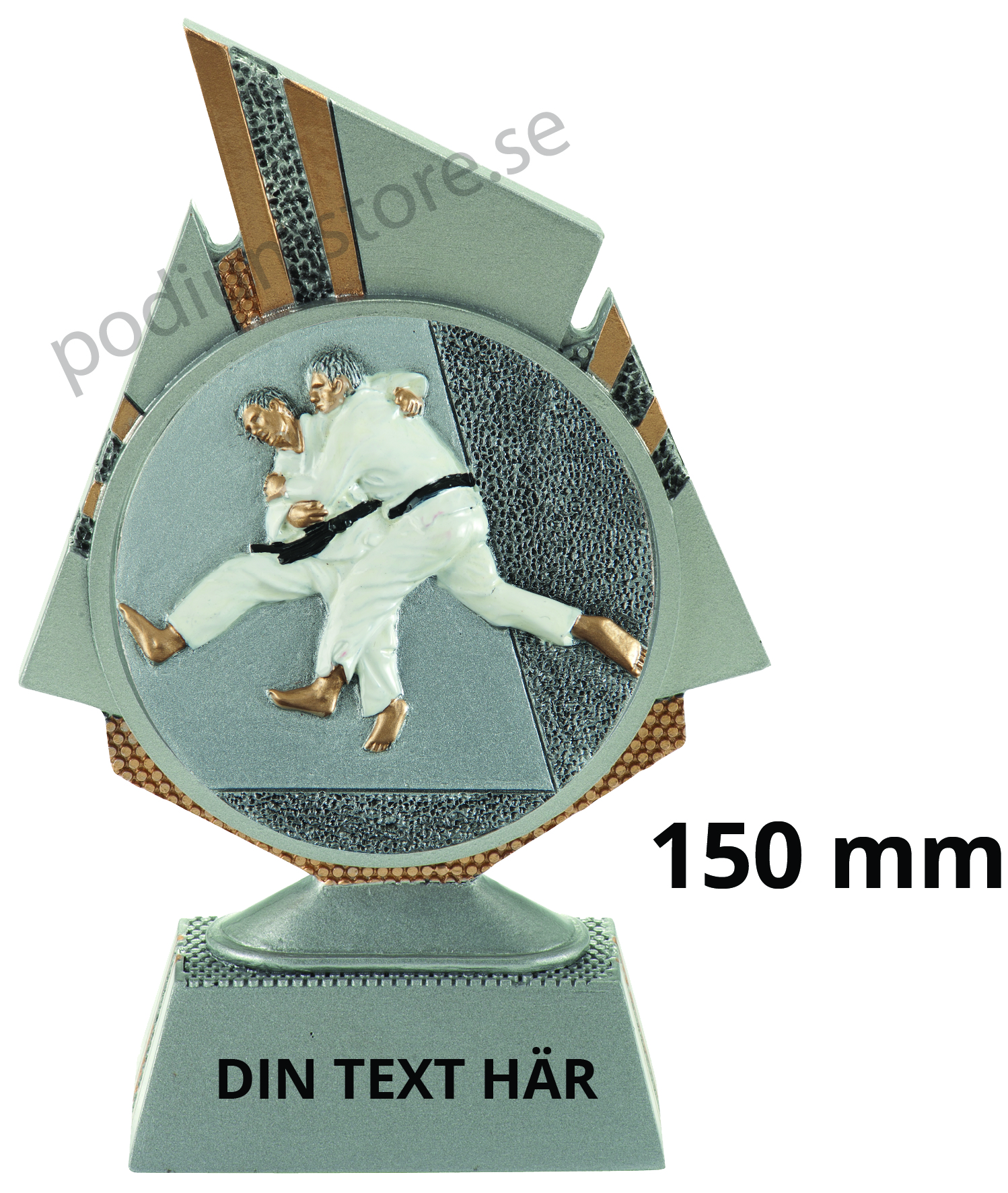 Judo statyett Blaze 1.0 - 150 mm - Inklusive skylt med text
