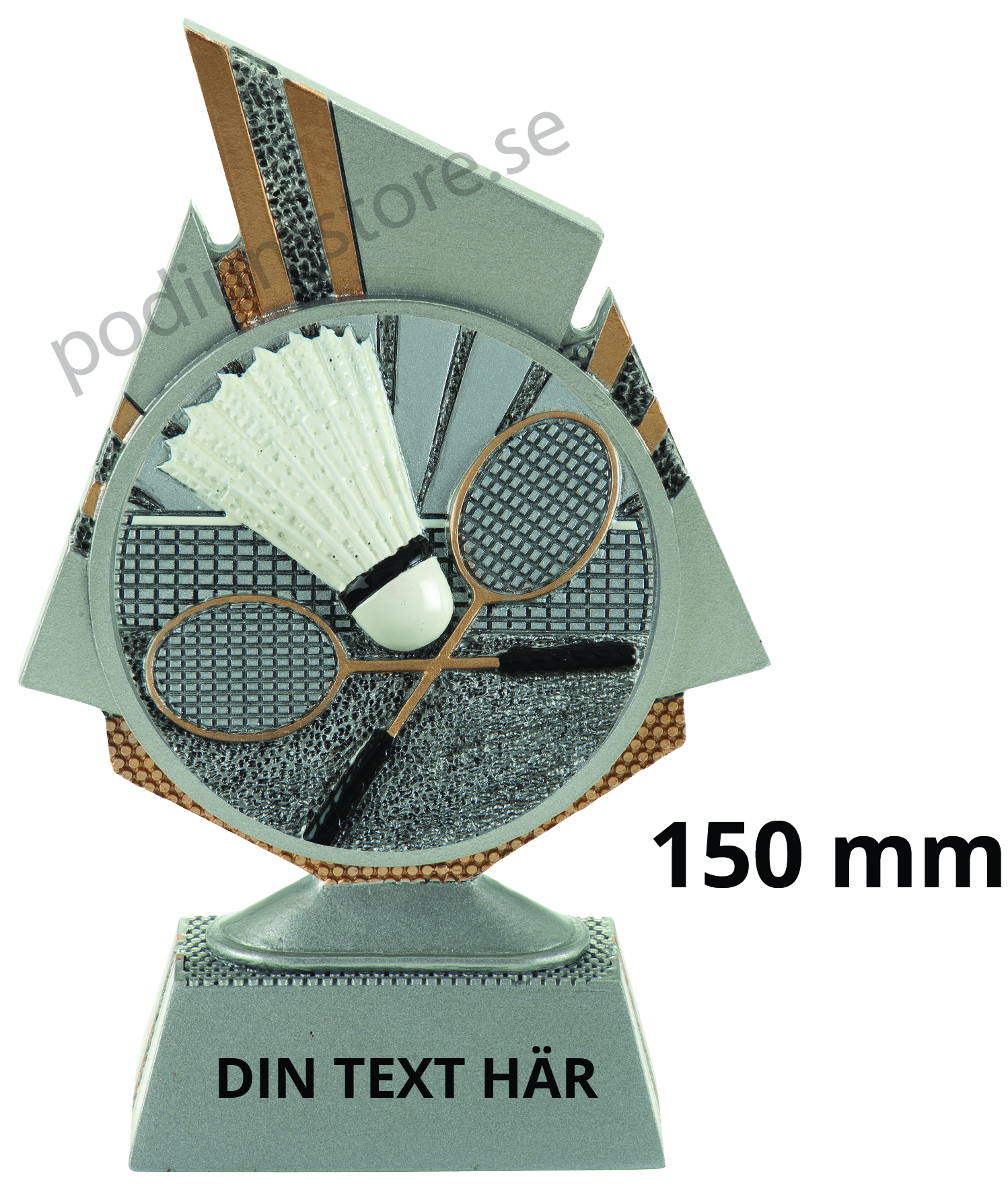 Badminton statyett Blaze 1.0 - 150 mm - Inklusive skylt med text