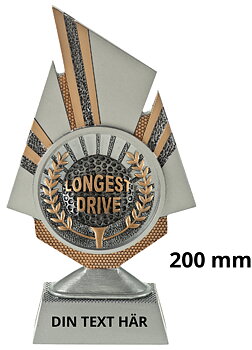 Longest Drive statyett Blaze 1.0 - 200 mm - Inklusive skylt med text