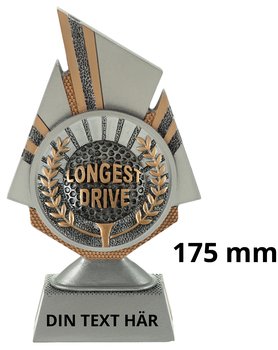 Longest Drive statyett Blaze 1.0 - 175 mm - Inklusive skylt med text
