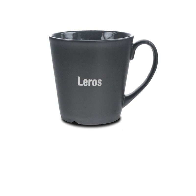 Stengodsmugg Leros 30 cl - 4 olika muggfärger - Inklusive 1-färgstryck - Stafflade priser