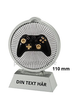E-sport statyett Resin - 110 mm - Inklusive skylt med text