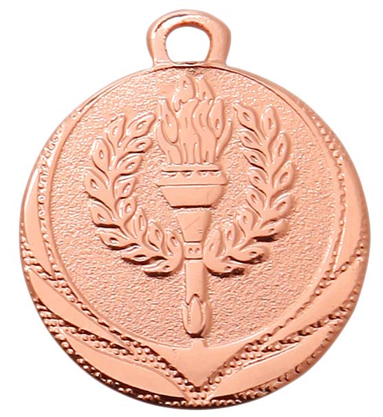 Medaljer 32 mm Präglad med krans/fackla - Guld, Silver, Brons - 3