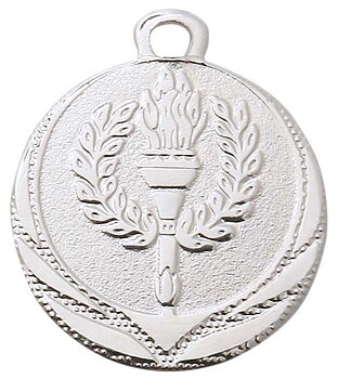 Medaljer 32 mm Präglad med krans/fackla - Guld, Silver, Brons