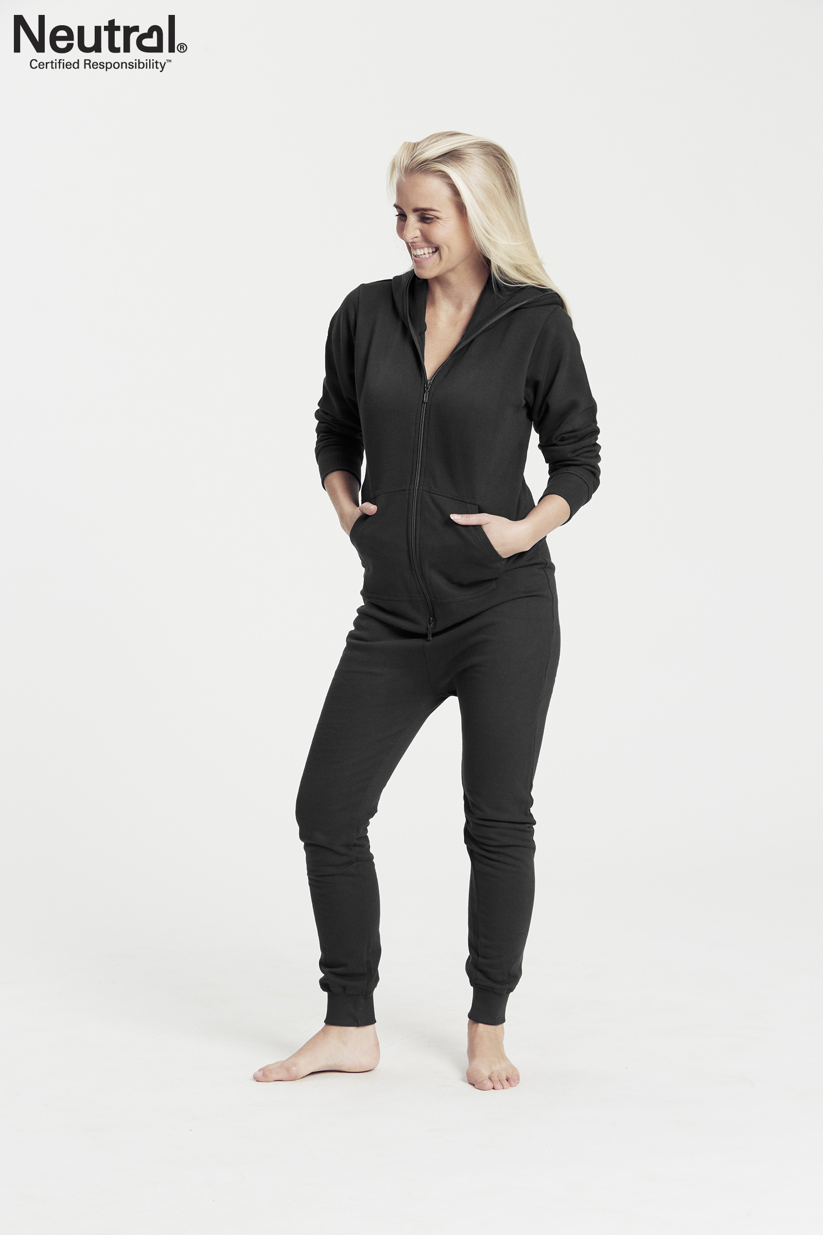 Jumpsuit - Unisex - Neutral - Fairtrade & EKO GOTS - Svart