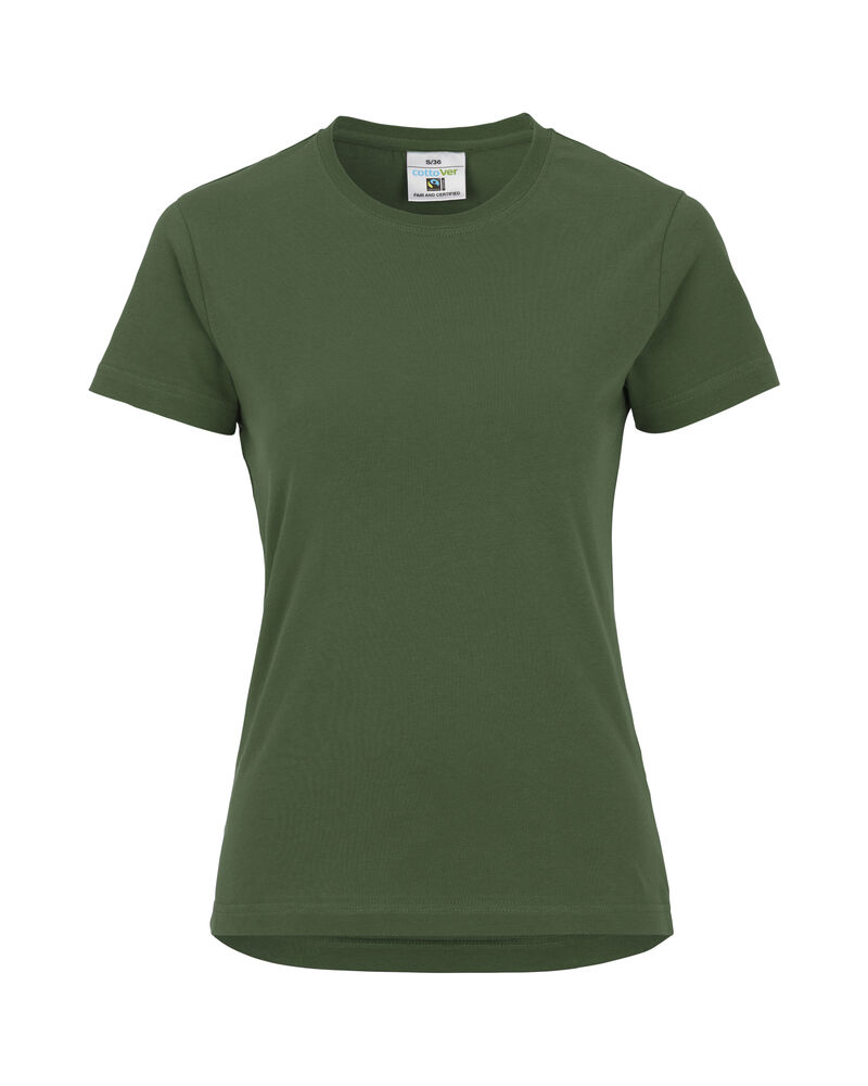 10-PACK Cottover - T-shirt Klassisk - Dam - Fairtrade & Ekologisk GOTS - 29 olika färger -  - 23