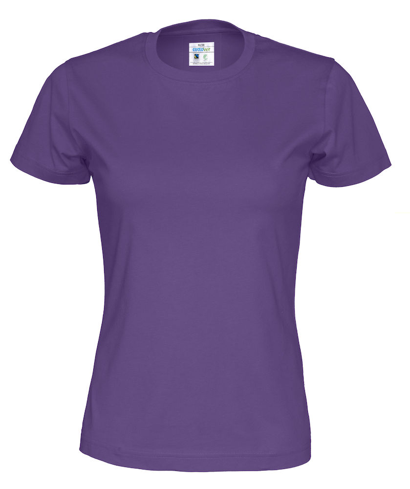 10-PACK Cottover - T-shirt Klassisk - Dam - Fairtrade & Ekologisk GOTS - 29 olika färger -  - 12