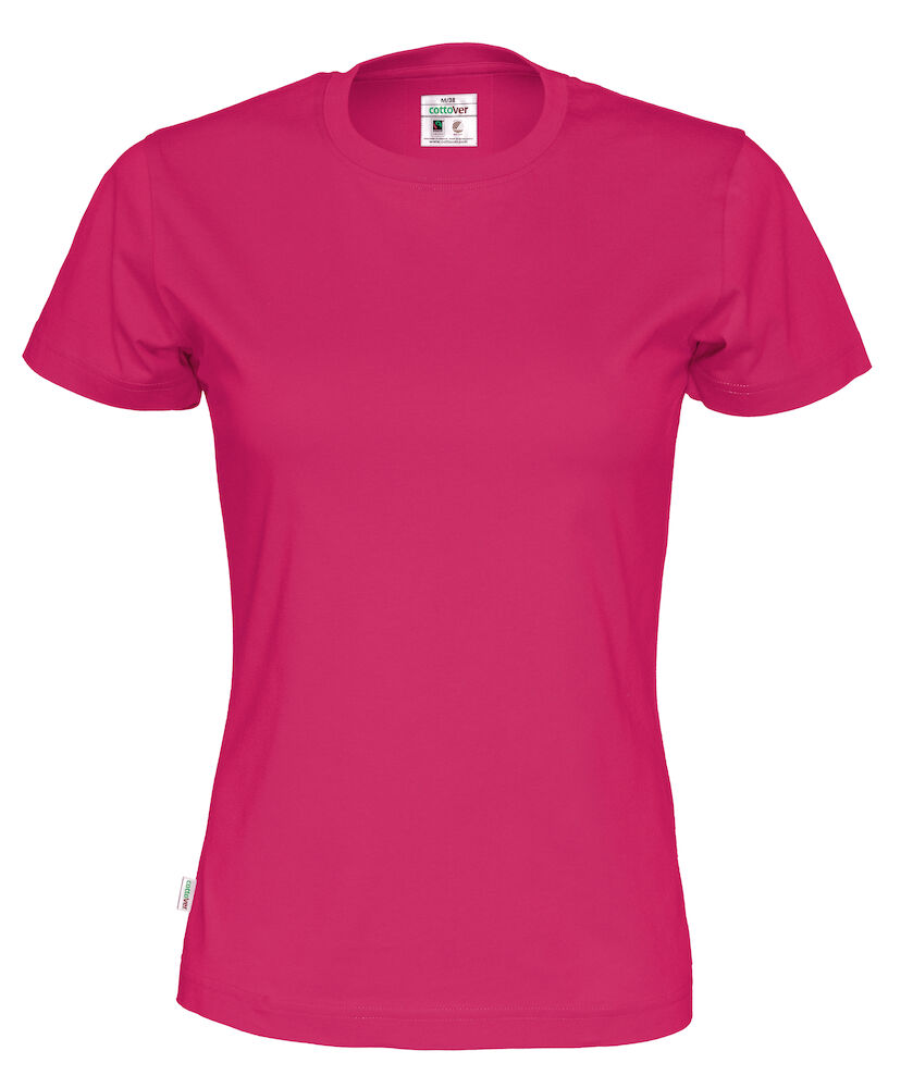 10-PACK Cottover - T-shirt Klassisk - Dam - Fairtrade & Ekologisk GOTS - 29 olika färger -  - 16