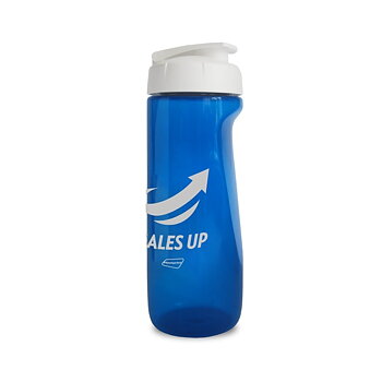 Sportflaska Kick 700 ml - Blå transparent