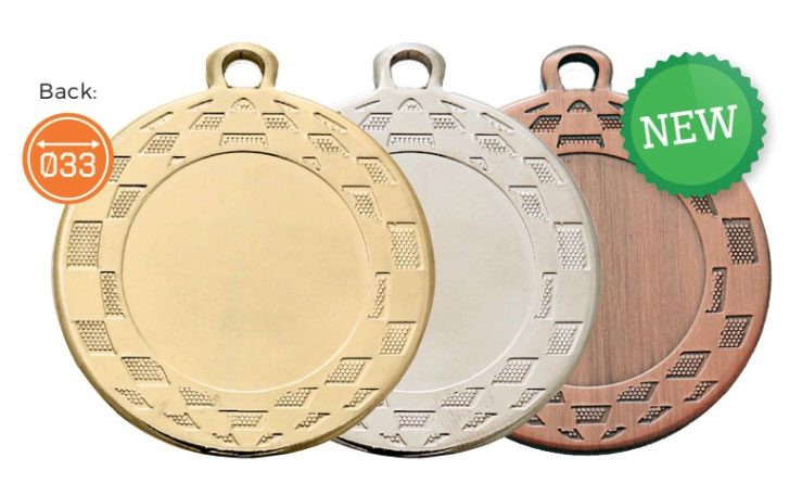 Medaljer 40 mm - Pris inklusive valfritt motiv och valfri text på baksidan (UTGÅR) - 2