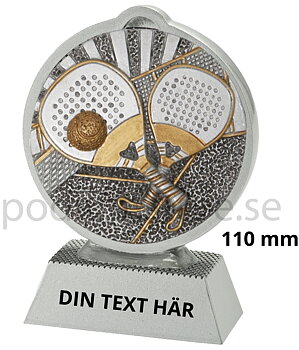 Padel statyett Resin - 110 mm - Inklusive skylt med text