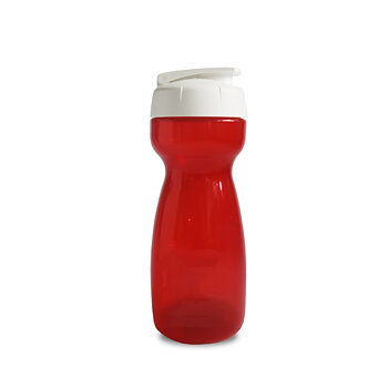 Sportflaska Bella 550 ml - Röd transparent