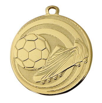 Medaljer 45 mm präglad - Fotboll - Guld, Silver och Brons