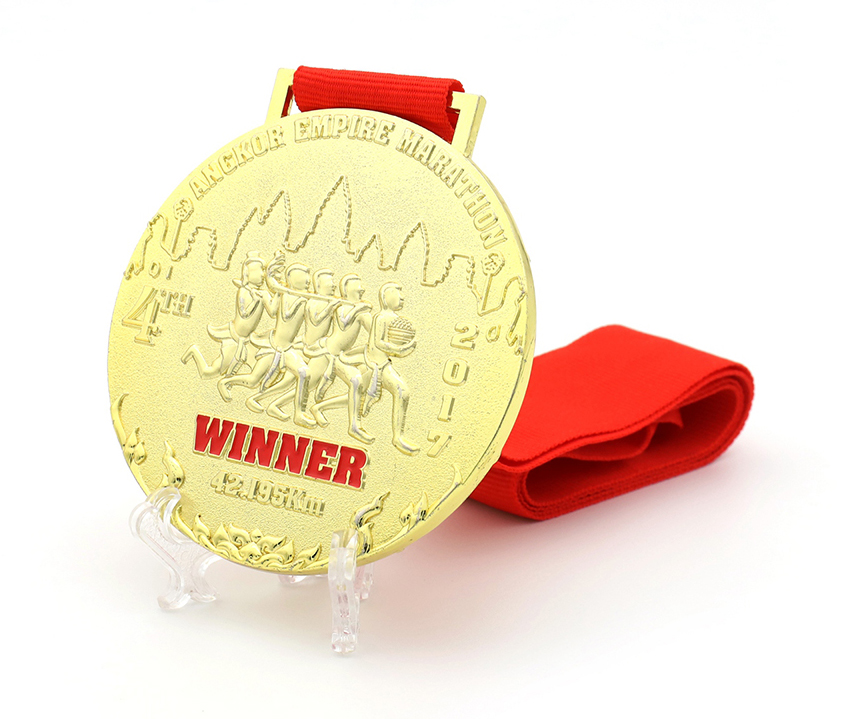 Präglad medalj med färger - Eget motiv