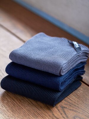 Rib Knit Kitchen Cloth (Pack of 2 pieces) 30x30 cm, Neutral, Fairtrade & EKO