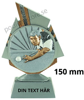 Biljard statyett Blaze 1.0 - 150 mm - Inklusive skylt med text
